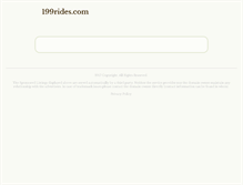 Tablet Screenshot of 199rides.com